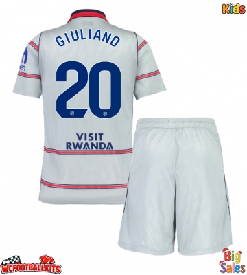 Atletico Madrid Giuliano Simeone #20 Replica Third Stadium Kit for Kids 2026-27 Short Sleeve (+ pants)